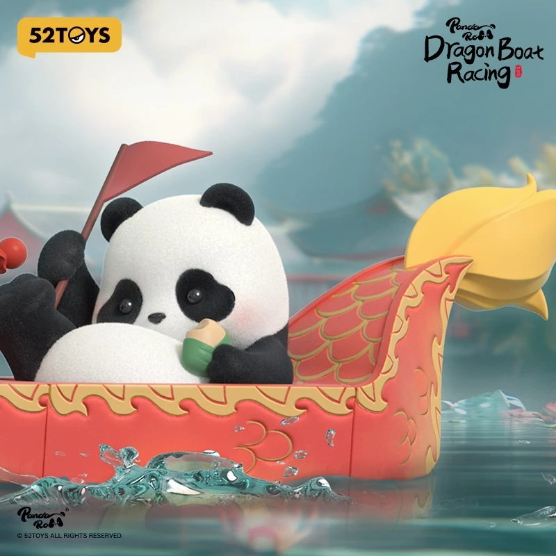 52Toys Gấu Panda Đua Thuyền Rồng