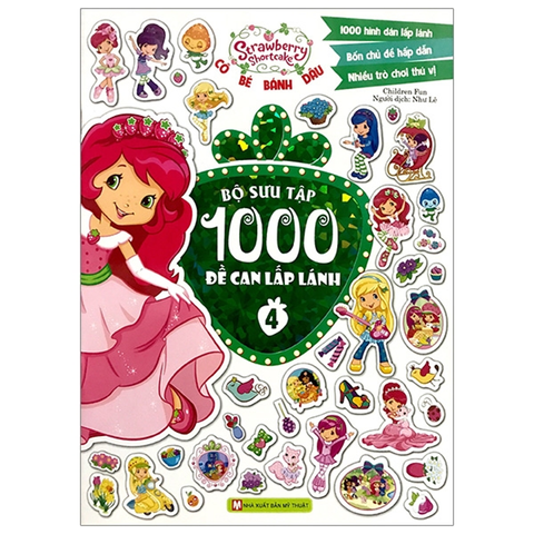 Cô Bé Bánh Dâu - Bộ Sưu Tập 1000 Đề Can Lấp Lánh - Tập 4