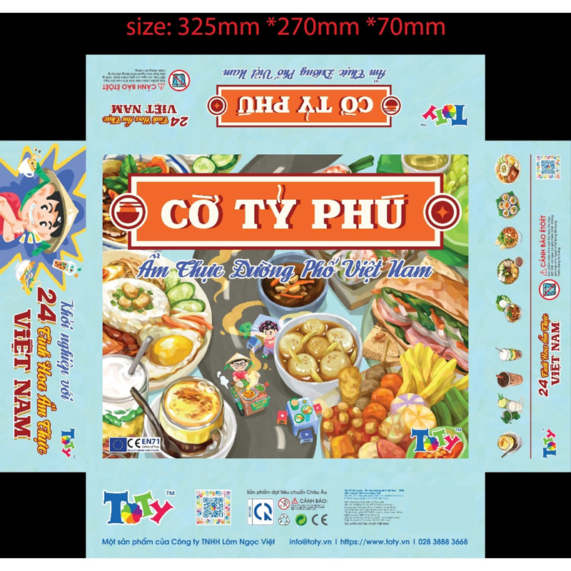 Cờ Tỉ Phú Ẩm Thực Đường Phố Việt Nam TB03