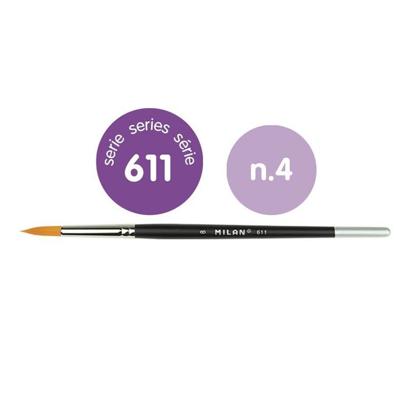 Cọ Vẽ Milan 611 4 461104