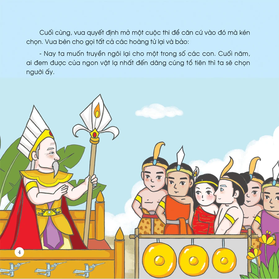 CỔ TÍCH MUÔN MÀU-BÁNH CHƯNG BÁNH GIÂY