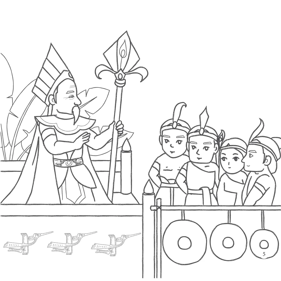 CỔ TÍCH MUÔN MÀU-BÁNH CHƯNG BÁNH GIÂY