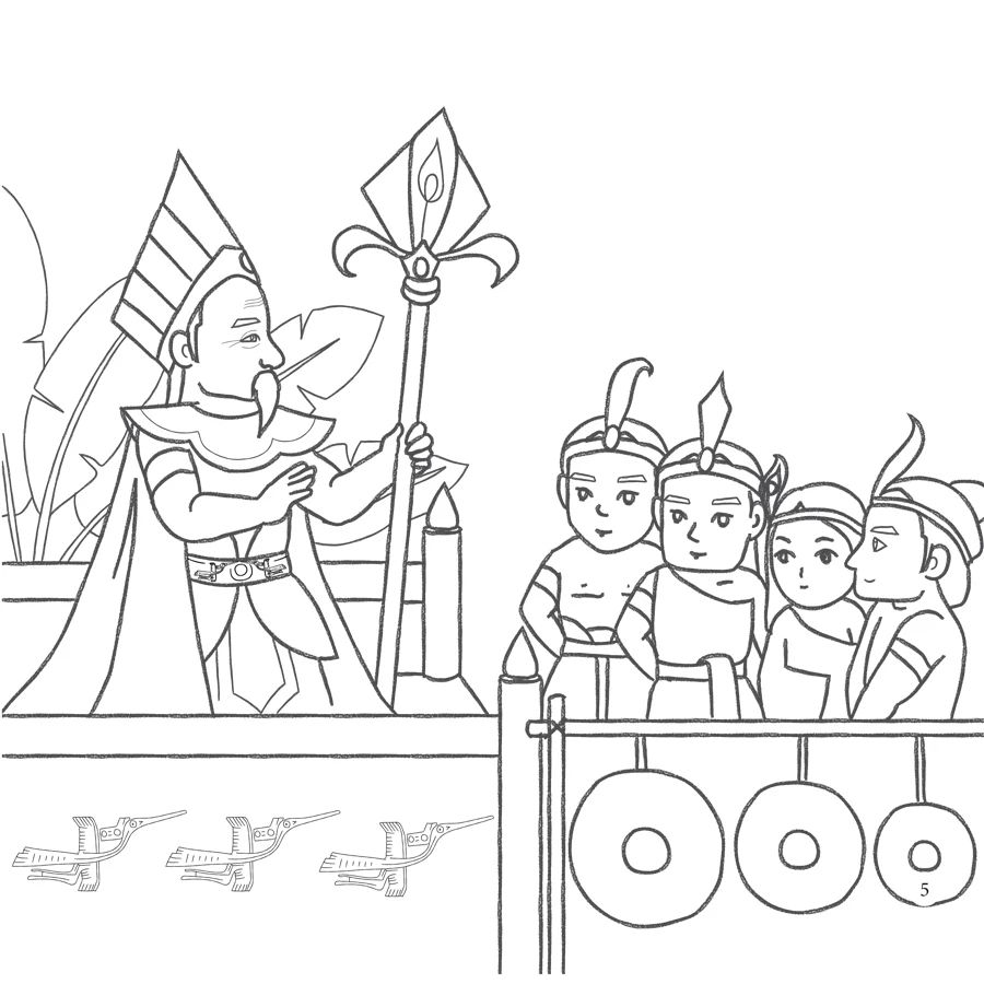 CỔ TÍCH MUÔN MÀU-BÁNH CHƯNG BÁNH GIÂY