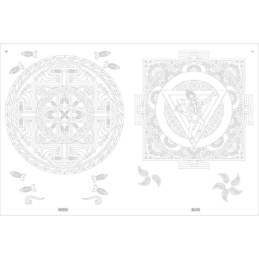 Color Yourself to Mindfulness: 100 Mandalas And Motifs To Color Your Way To Inner Calm