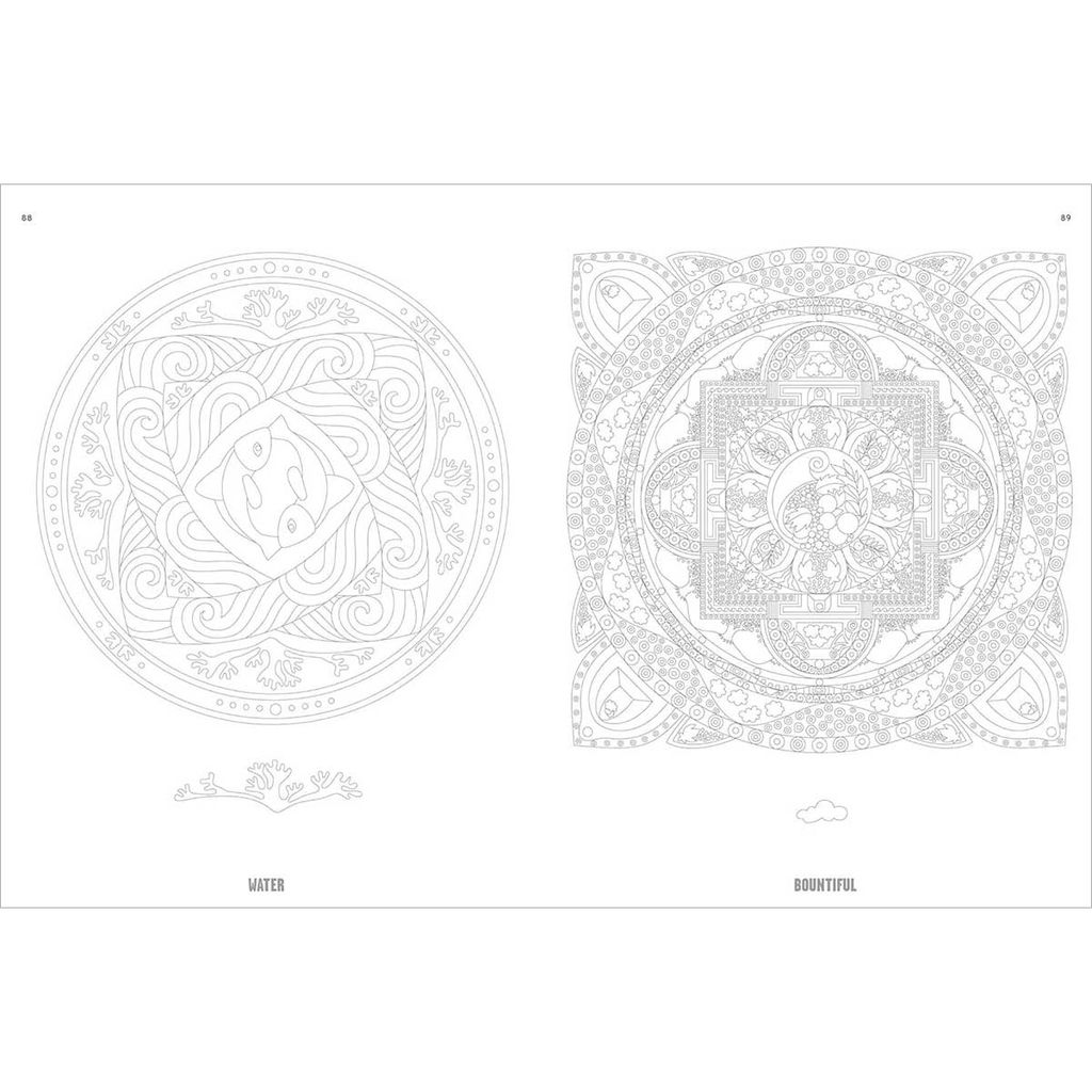 Color Yourself to Mindfulness: 100 Mandalas And Motifs To Color Your Way To Inner Calm