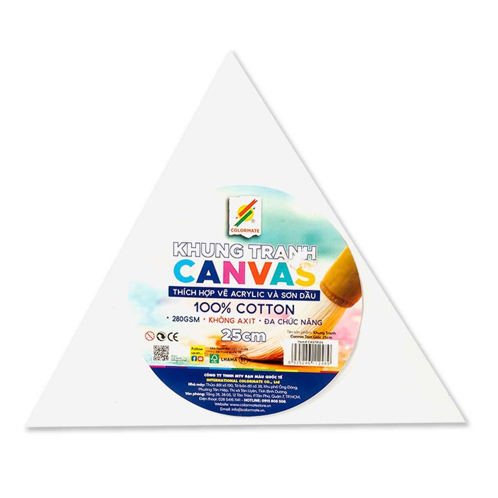 Colormate - Bảng Canvas Trắng