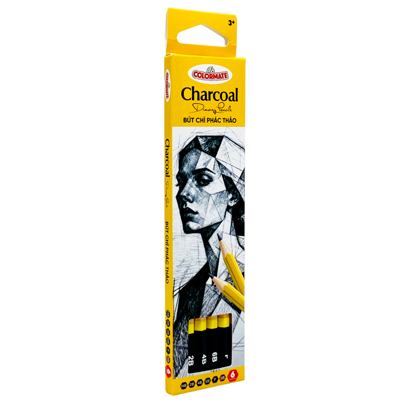 Colormate - Hộp Bút Chì Phác Thảo 6 Cây