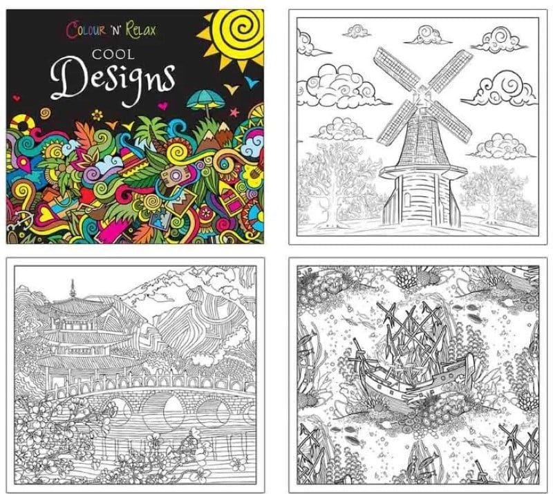 Colour And Relax Cool Designs