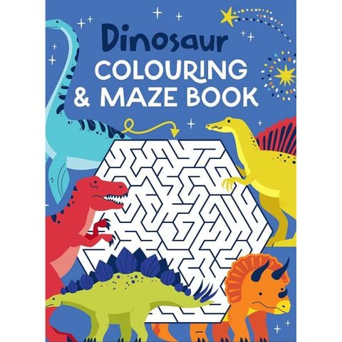 Colouring and Mazes - Dinosaurs