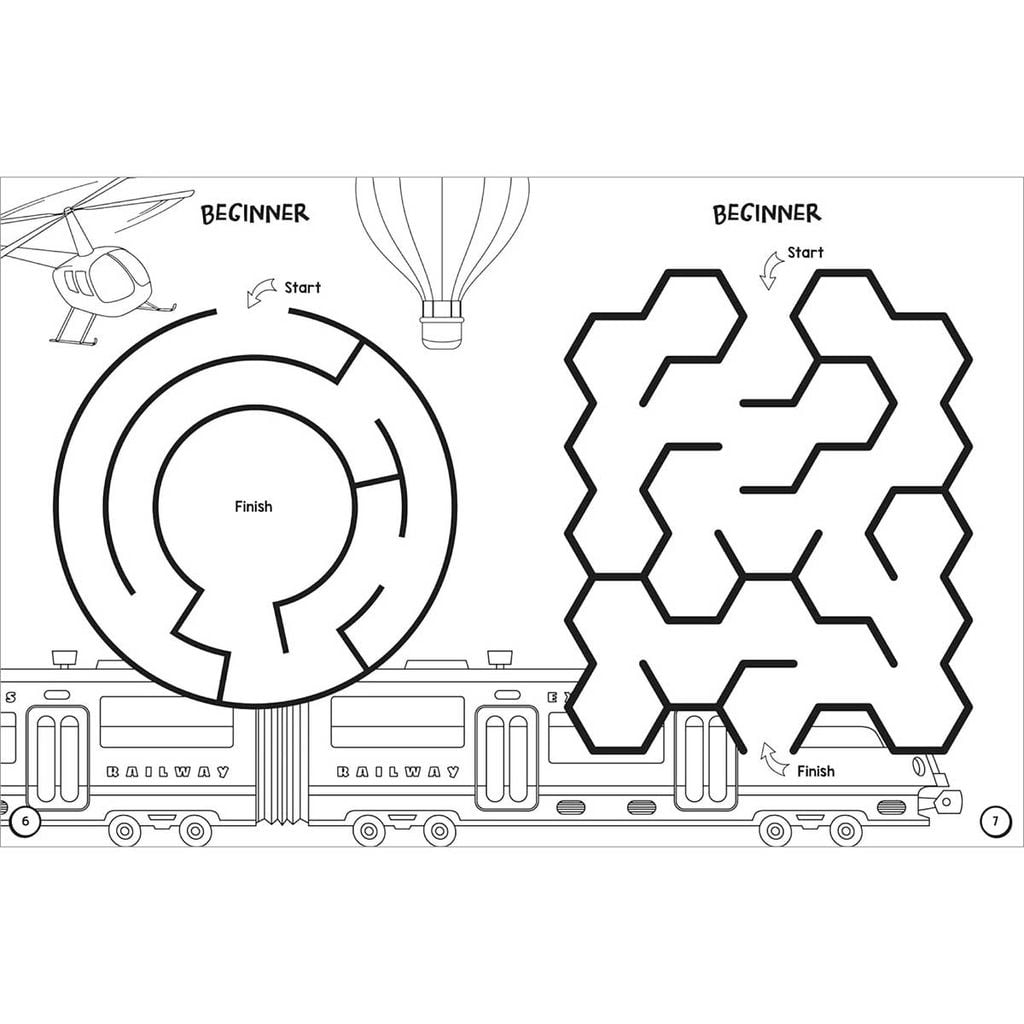 Colouring and Mazes - Things That Go