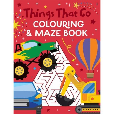 Colouring and Mazes - Things That Go