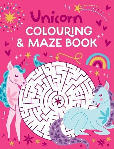 Colouring And Mazes - Unicorns