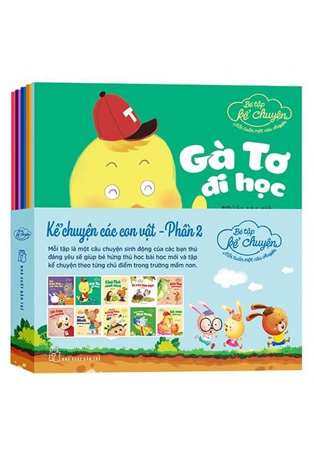 Combo Bé Tập Kể Chuyện - Kể Chuyện Các Con Vật - Phần 2 (Bộ 10 cuốn)