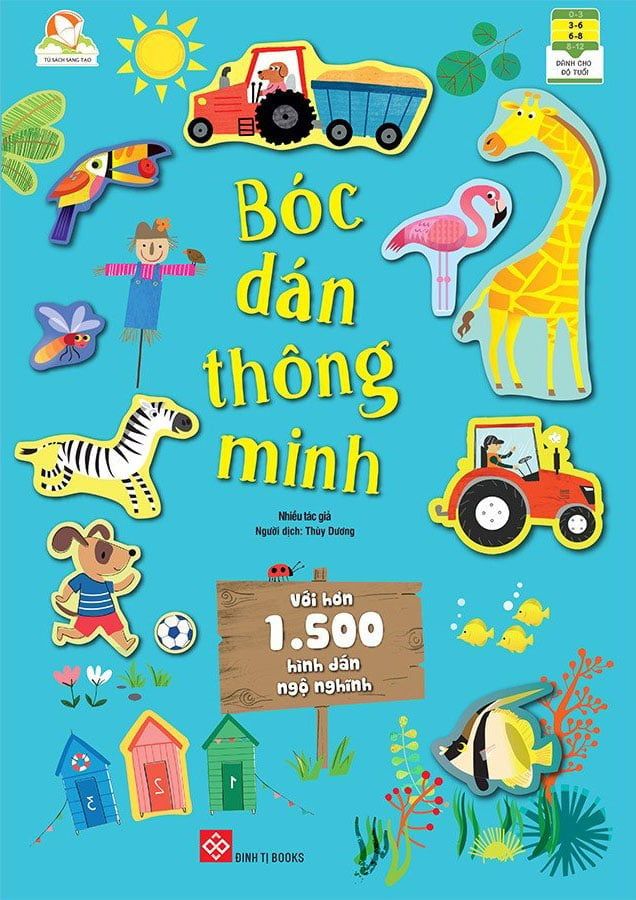 Combo Bóc Dán Thông Minh: Với Hơn 1500 Hình Dán Ngộ Nghĩnh (Tái bản năm 2022)