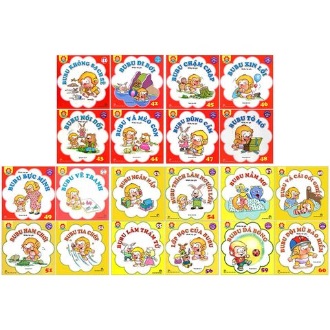 Combo Bubu Bé Học Lễ Giáo (Bộ 60 cuốn)