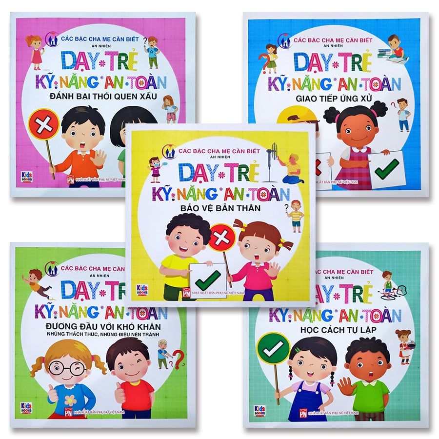 Combo Dạy Trẻ Kỹ Năng An Toàn (Bộ 5 cuốn)