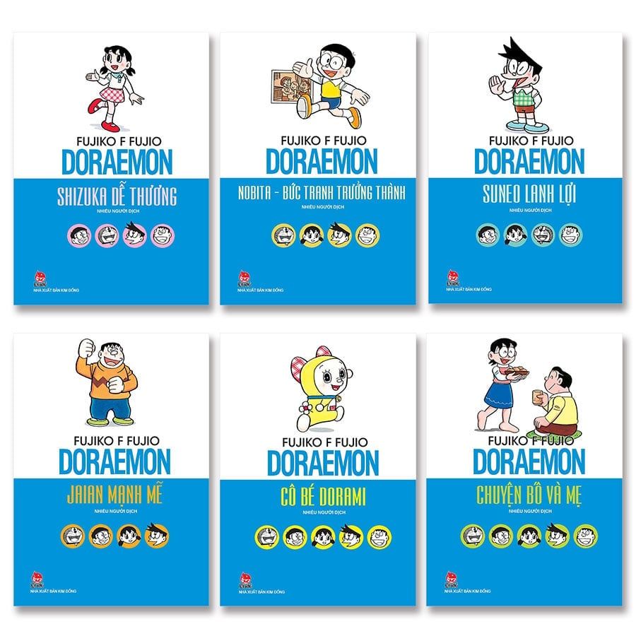 Combo Doraemon - Tuyển Tập Những Người Thân Yêu (Trọn bộ 6 cuốn)