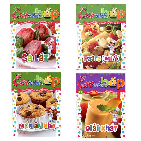 Combo Em Vào Bếp (Bộ 4 cuốn)