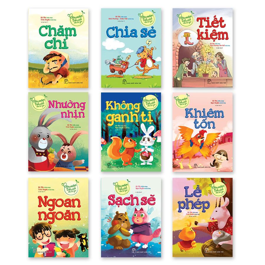 Combo Gieo Mầm Tính Cách Cho Bé Yêu (Bộ 9 cuốn)