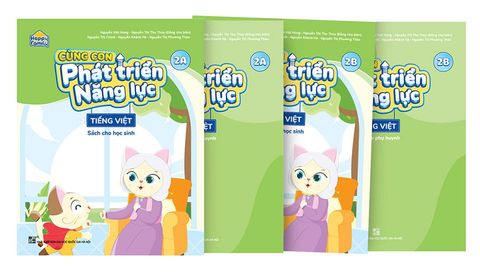 Combo Happy Family - Cùng Con Phát Triển Năng Lực Tiếng Việt Lớp 2 (Bộ 4 cuốn)
