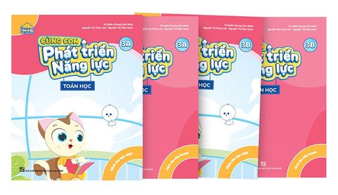Combo Happy Family - Cùng Con Phát Triển Năng Lực Toán Học Lớp 3 (Bộ 4 cuốn)