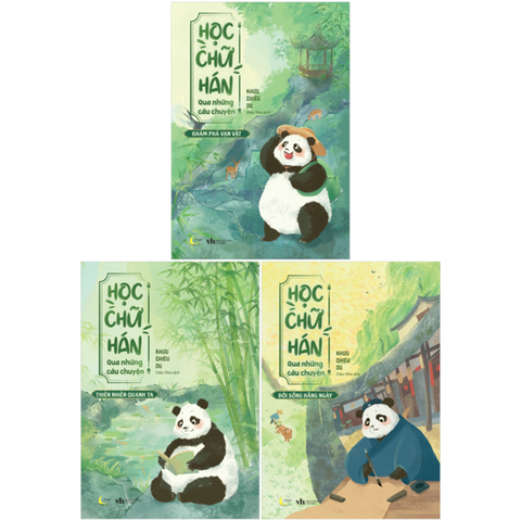 Combo Học Chữ Hán Qua Những Câu Chuyện ( 3 Cuốn)