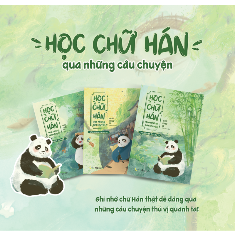 Combo Học Chữ Hán Qua Những Câu Chuyện ( 3 Cuốn)
