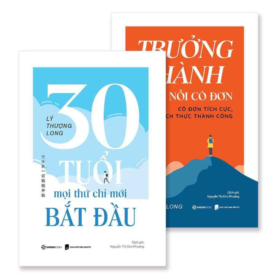 Combo 30 Tuổi Mọi Thứ Chỉ Mới Bắt Đầu & Trưởng Thành Cùng Nỗi Cô Đơn (Bộ 2 cuốn)