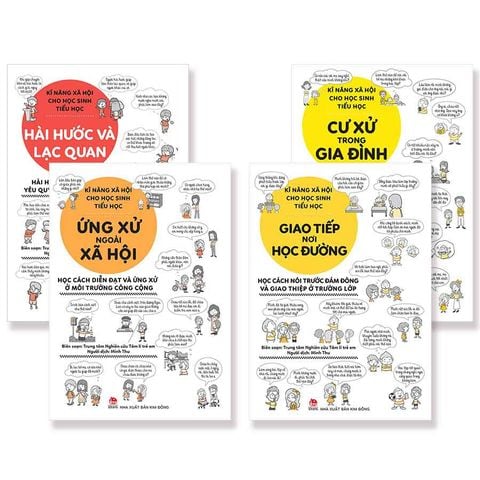 Combo Kĩ Năng Xã Hội Cho Học Sinh Tiểu Học (Bộ 4 cuốn)