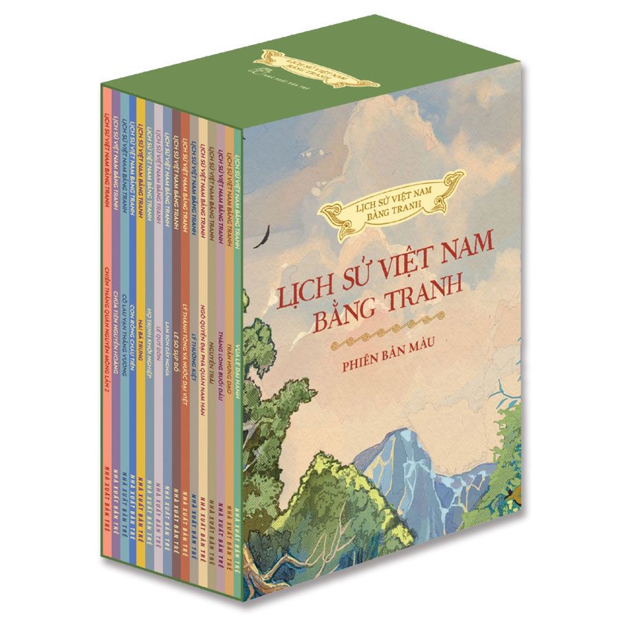 Boxset Lịch Sử Việt Nam Bằng Tranh - Phiên Bản Màu (Bìa cứng) (Bộ 16 cuốn)