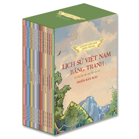 Boxset Lịch Sử Việt Nam Bằng Tranh - Phiên Bản Màu (Bìa cứng) (Bộ 16 cuốn)