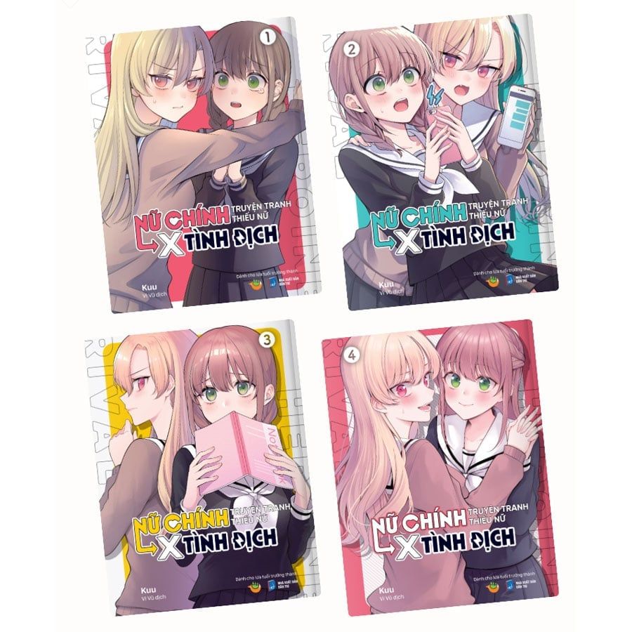 Combo Nữ Chính Truyện Tranh Thiếu Nữ X Tình Địch (Bộ 4 tập)