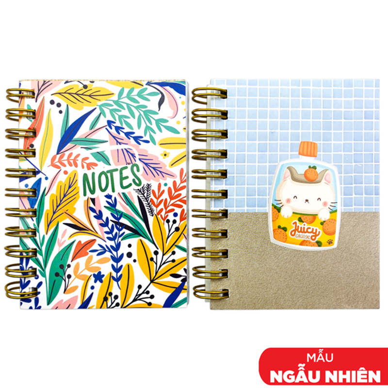 Combo Sổ Đôi Mini Cup 100gsm(75x100mm) (Giao mẫu ngẫu nhiên)