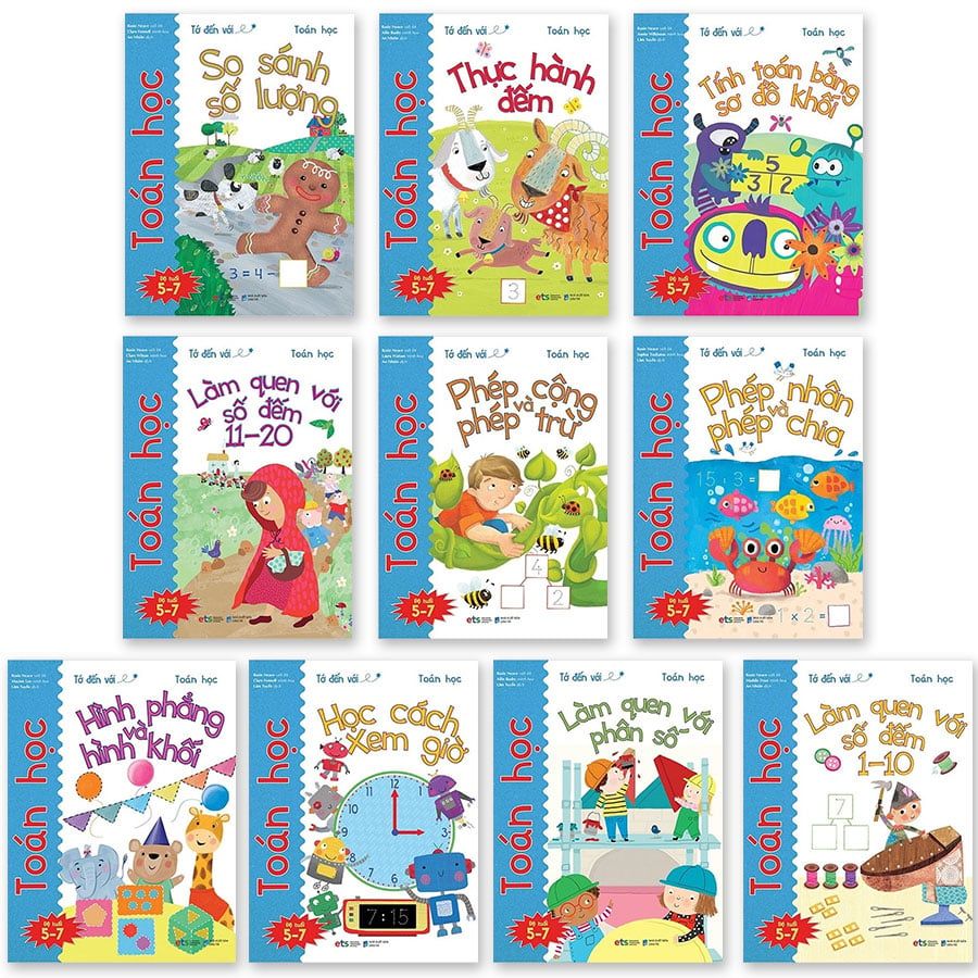 Combo Tớ Đến Với Toán Học (Bộ 10 cuốn)