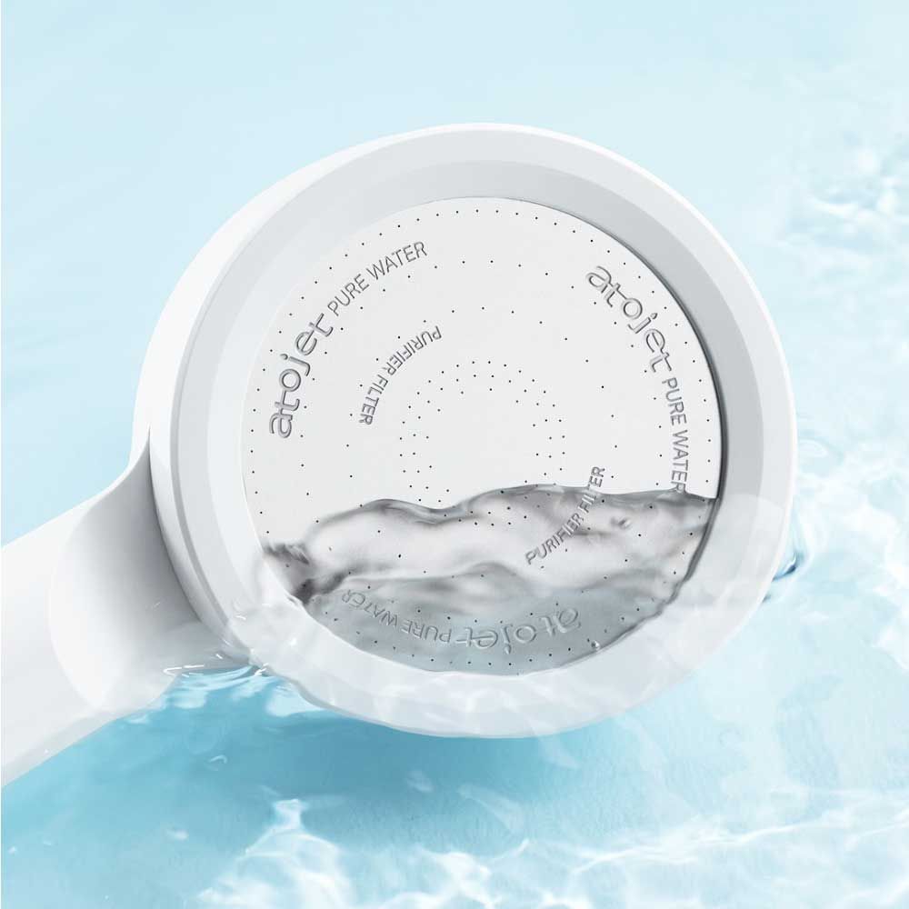 Combo Vòi Hoa Sen Lọc Nước Và 3 Bộ Lõi Lọc Atojet AJ-8200