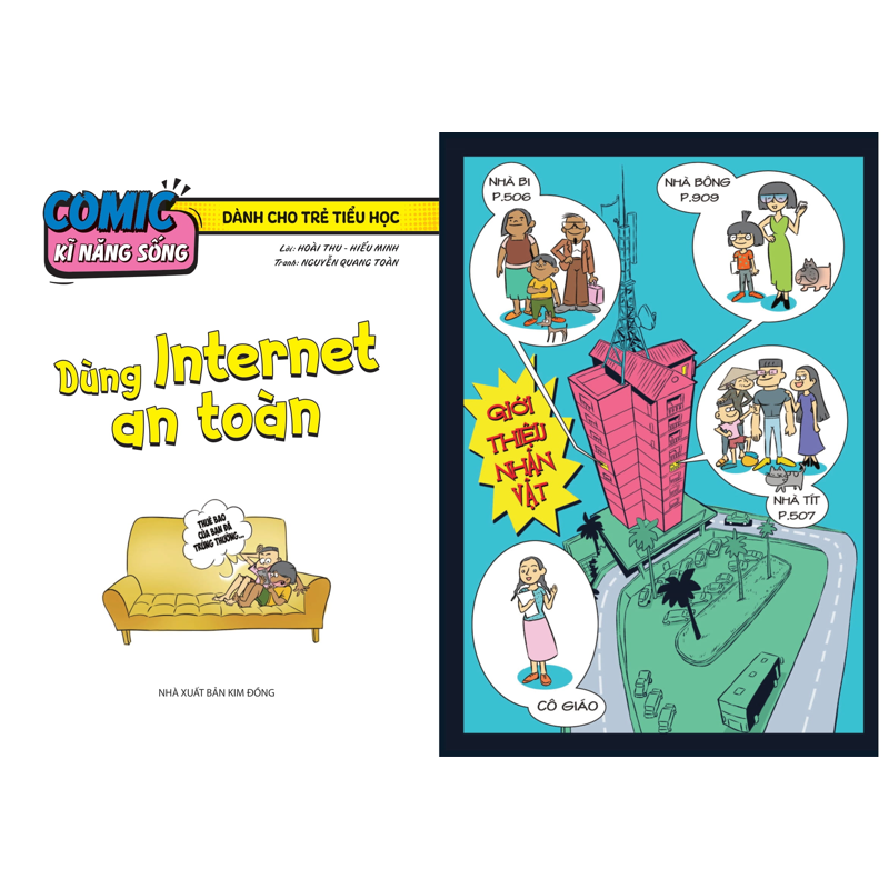 Comic Kĩ Năng Sống - Dùng Internet An Toàn