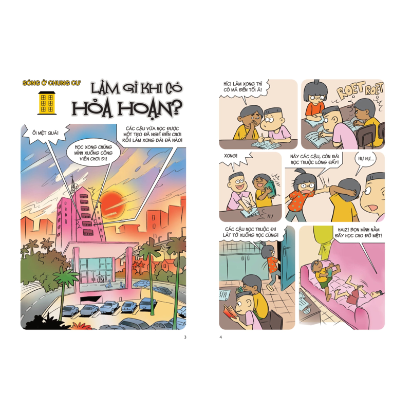 Comic Kĩ Năng Sống - Thoát Hiểm an Toàn