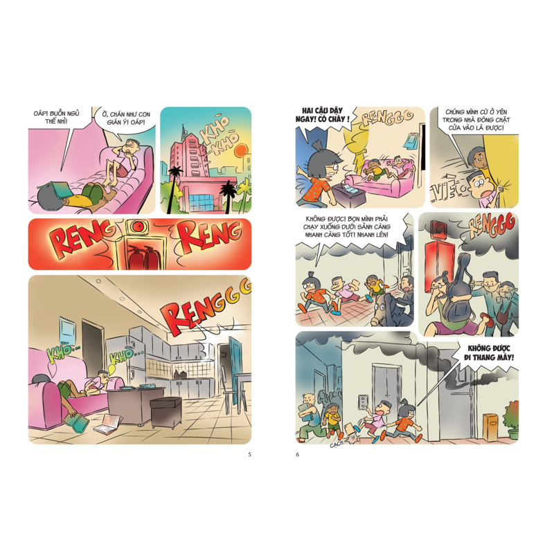 Comic Kĩ Năng Sống - Thoát Hiểm an Toàn