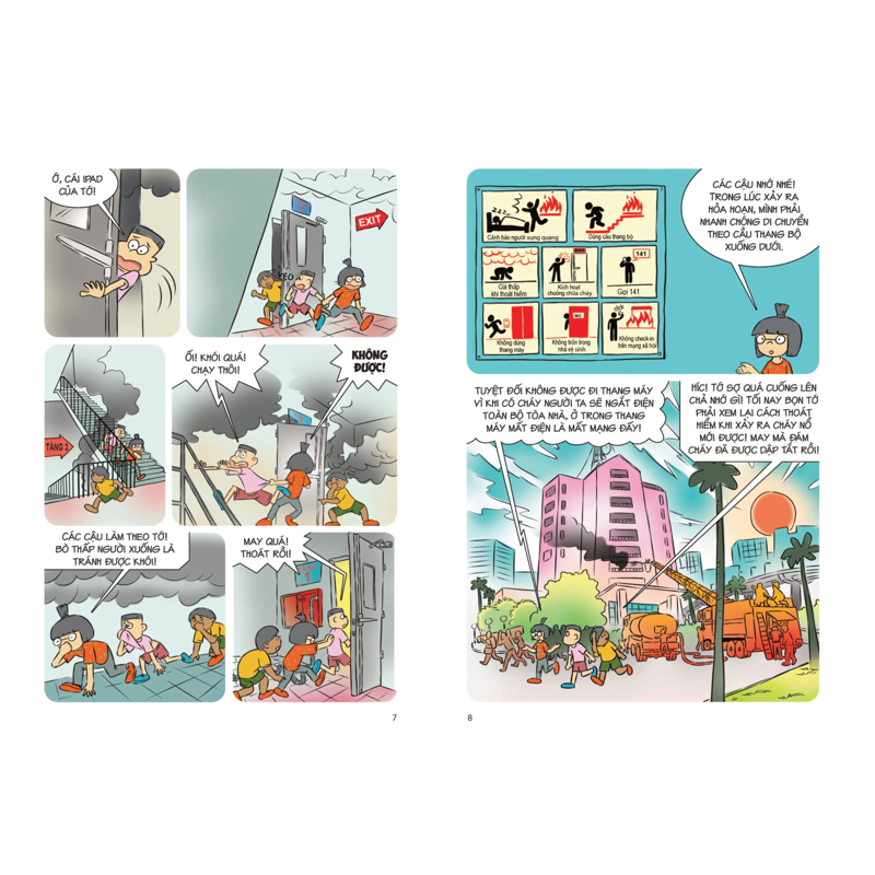 Comic Kĩ Năng Sống - Thoát Hiểm an Toàn