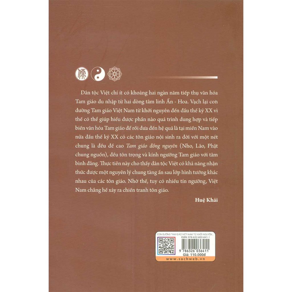 Con Đường Tam Giáo Việt Nam - Từ Khởi Nguyên Đến Đầu Thế Kỷ XX