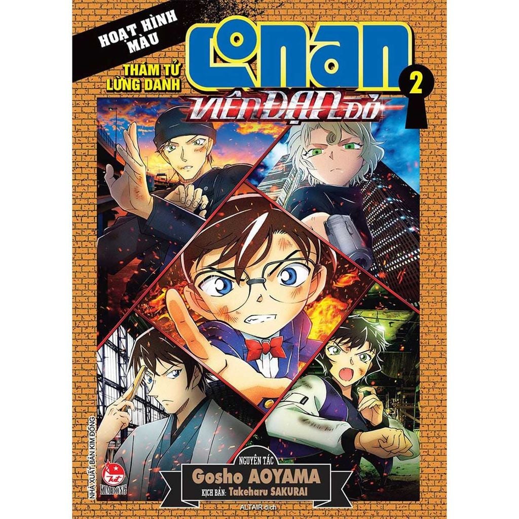 Thám Tử Lừng Danh Conan Hoạt Hình Màu - Viên Đạn Đỏ