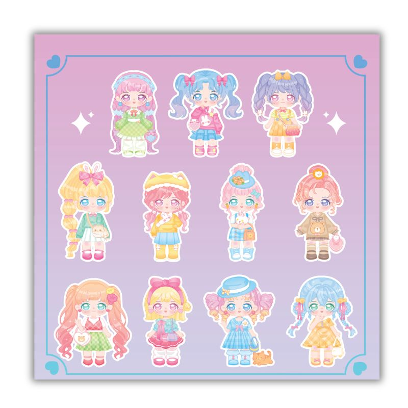 Công Chúa Chibi Tập Phối Đồ-Khu Vườn Cổ Tích