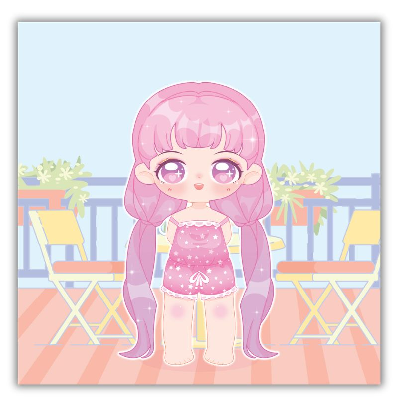 Công Chúa Chibi Tập Phối Đồ-Khu Vườn Cổ Tích