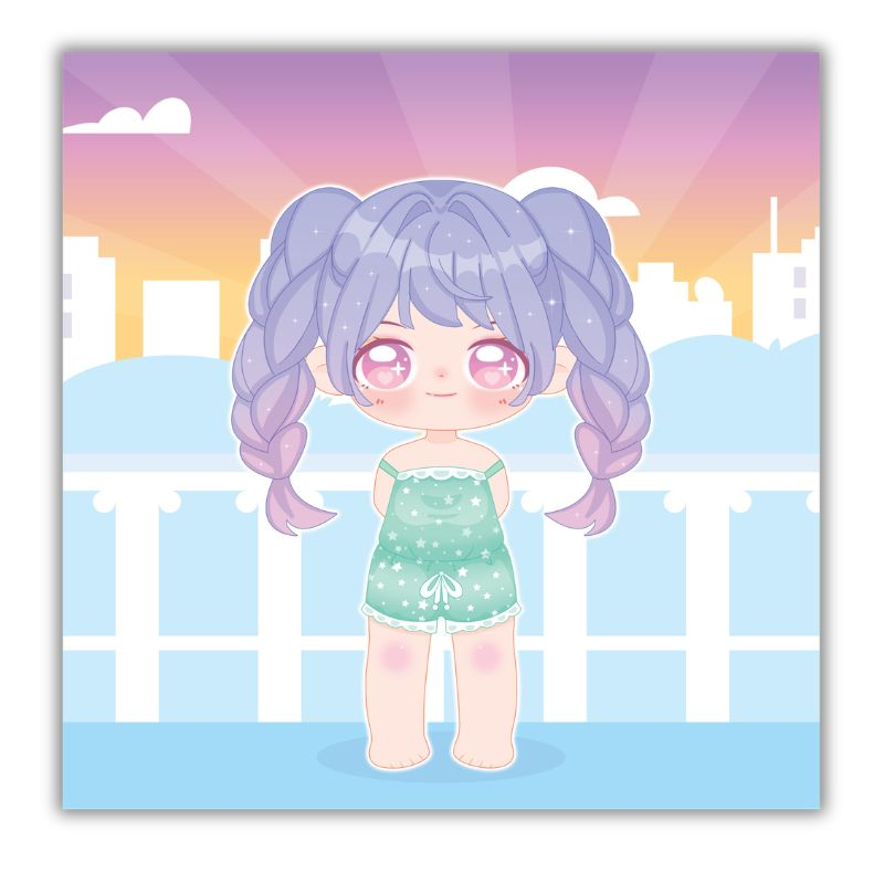 Công Chúa Chibi Tập Phối Đồ-Khu Vườn Cổ Tích