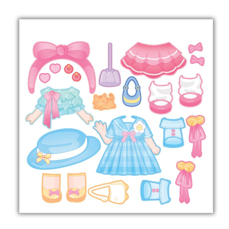 Công Chúa Chibi Tập Phối Đồ-Khu Vườn Cổ Tích