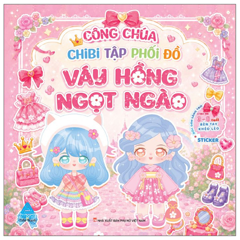 Công Chúa Chibi Tập Phối Đồ - Váy Hồng Ngọt Ngào