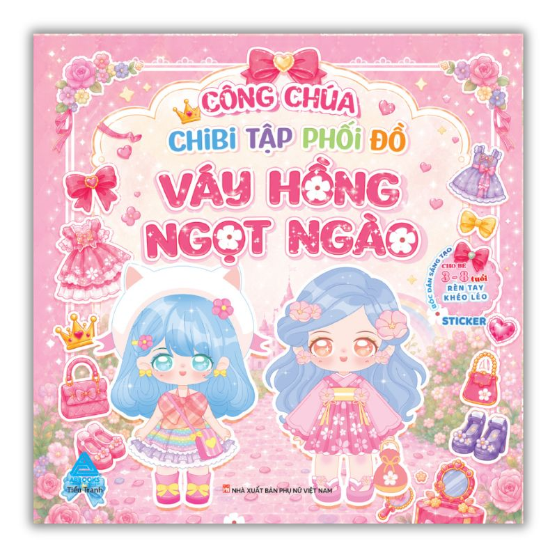 Công Chúa Chibi Tập Phối Đồ - Váy Hồng Ngọt Ngào