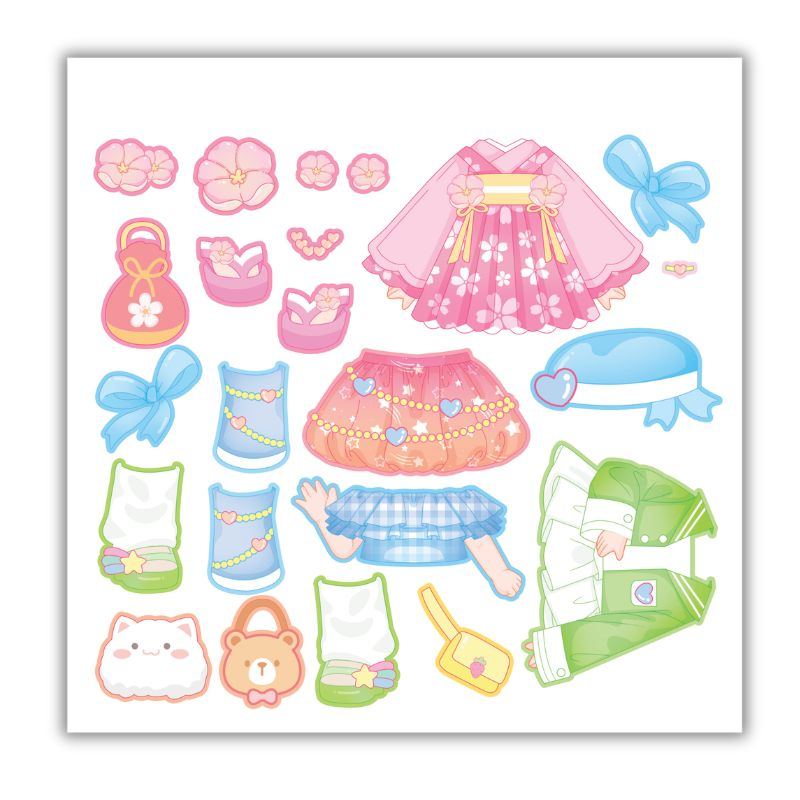 Công Chúa Chibi Tập Phối Đồ - Váy Hồng Ngọt Ngào