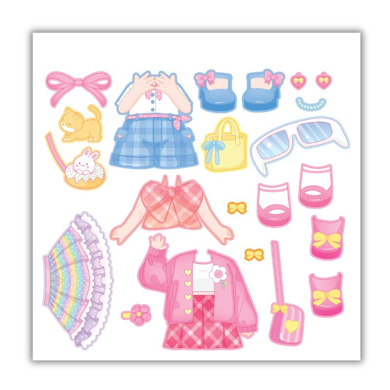 Công Chúa Chibi Tập Phối Đồ - Váy Hồng Ngọt Ngào