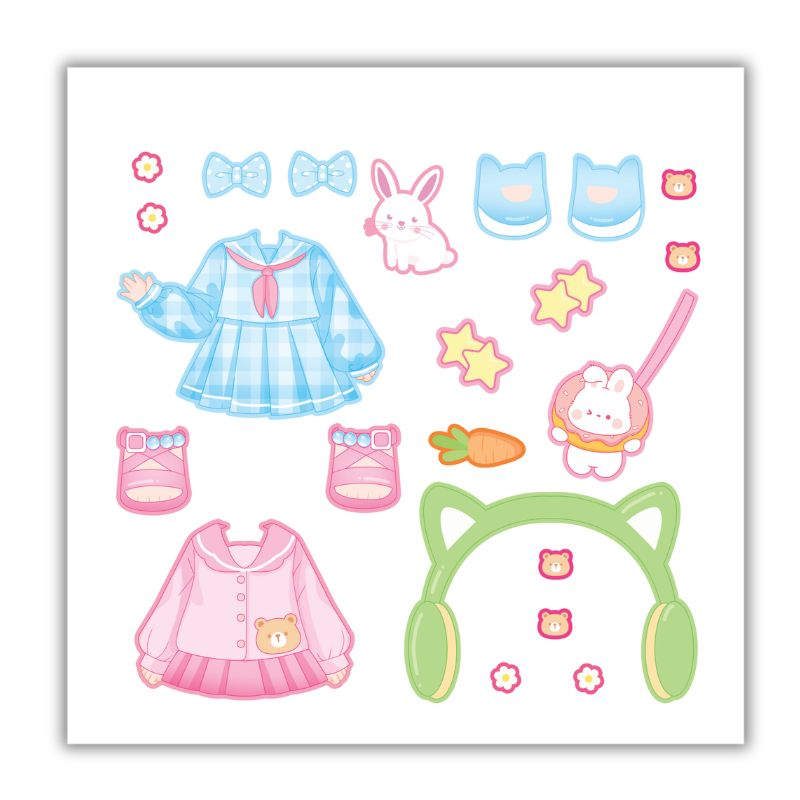 Công Chúa Chibi Tập Phối Đồ - Váy Hồng Ngọt Ngào